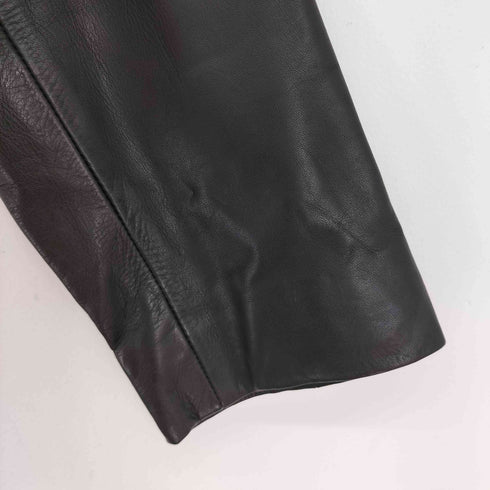 エイチアンドエム H&M STUDIO ダブルライダースジャケット メンズ S