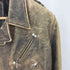 シェビニオン CHEVIGNON 00s W.R.D ヴィンテージ加工 カウレザー クロップド ライダースジャケット Y2K レディース import:M