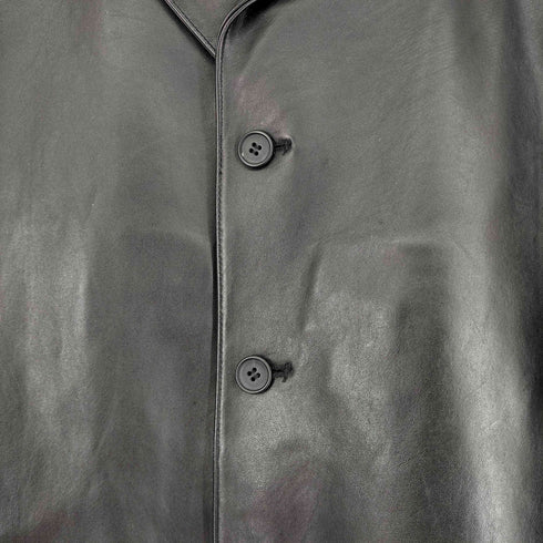 THE CASUAL ON THE WORLD 馬革 ホースハイドレザーコート メンズ LL