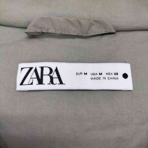 ザラ ZARA 中綿 フードジャケット メンズ import:M