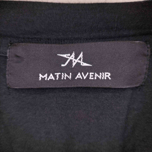 マタンアヴニール MATIN AVENIR 両面プリント L/S Tシャツ メンズ S