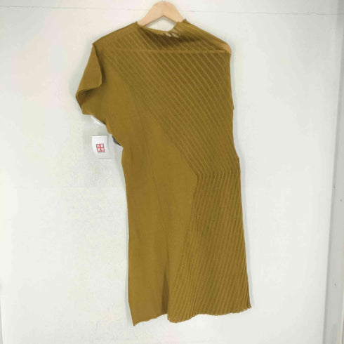 イッセイミヤケ ISSEY MIYAKE 変形メッシュニットワンピース レディース 2