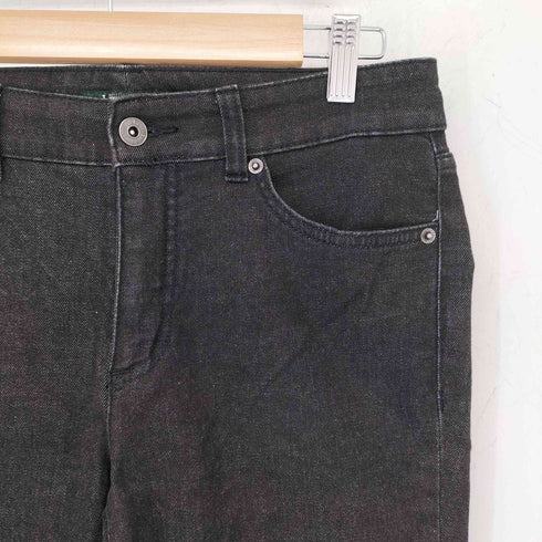 ローレンラルフローレン LAUREN RALPH LAUREN PREMIER STRAIGHT プレミア ストレート ブラックデニム スキニーパンツ レディース JPN:2