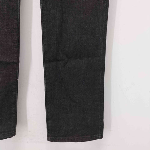 ローレンラルフローレン LAUREN RALPH LAUREN PREMIER STRAIGHT プレミア ストレート ブラックデニム スキニーパンツ レディース JPN:2