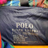 ポロバイラルフローレン Polo by RALPH LAUREN ミニポニー刺繍 パッチワーク柄 フーデッドダウンジャケット メンズ S