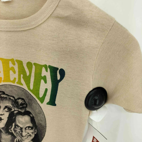 SPORTIQUE 70-80s USA製 裾シングルステッチ SWEENEY TODD プリント クルーネックTシャツ レディース import:S