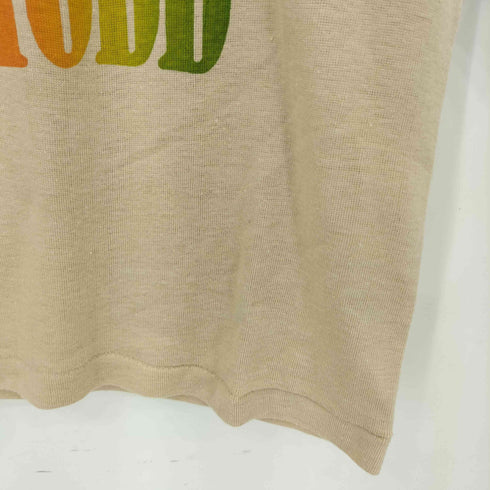 SPORTIQUE 70-80s USA製 裾シングルステッチ SWEENEY TODD プリント クルーネックTシャツ レディース import:S