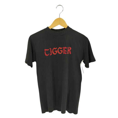 ミラー MILLER 90s USA製 シングルステッチ CIGGER プリント クルーネックTシャツ Y2K レディース import:M