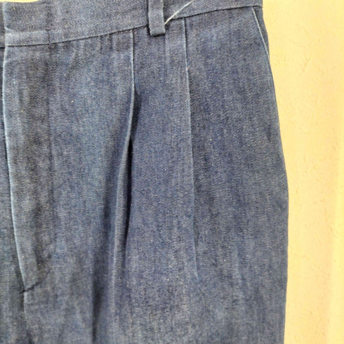 ハガークロージング HAGGAR USA製 2タック デニムスラックス メンズ 14