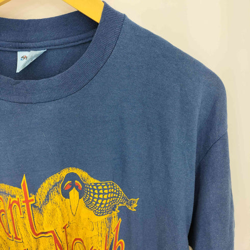 ステッドマン STEDMAN 80-90s USA製 HEART OF THE NORTH LOON SALOON プリント クルーネックTシャツ メンズ import:XL