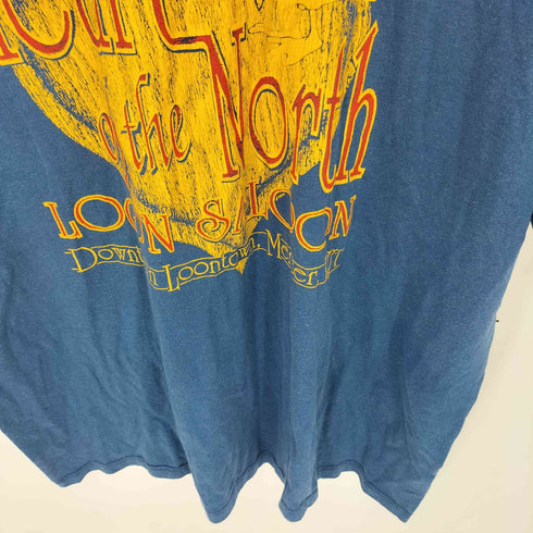 ステッドマン STEDMAN 80-90s USA製 HEART OF THE NORTH LOON SALOON プリント クルーネックTシャツ メンズ import:XL