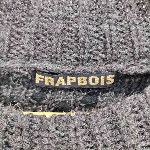 フラボア FRAPBOIS 20AW モックネック バイカラー デザイン ニット セーター プルオーバー レディース JPN:1