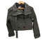 ザラ ZARA 23AW Cropped Waxed Trench Coat クロップド ワックス トレンチコート レディース import:XS