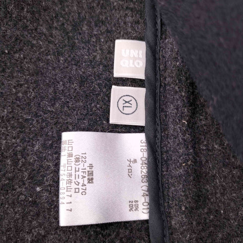 ユニクロ UNIQLO 00S 白タグ ウール ダッフル コート メンズ JPN:XL