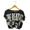 ザビートルズ THE BEATLES ボートネック クロップド バンドTシャツ Y2K レディース import:S