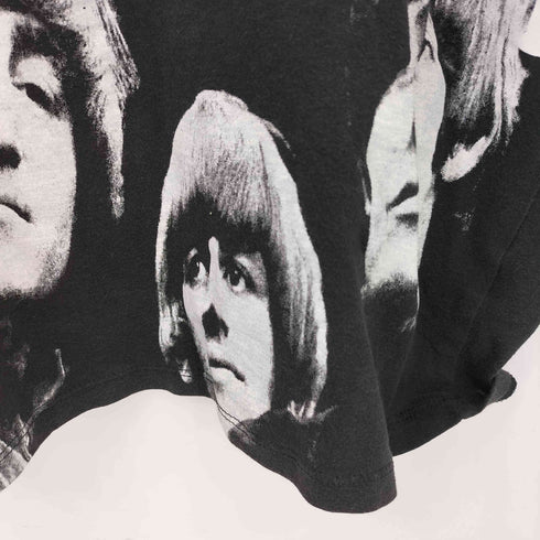 ザビートルズ THE BEATLES ボートネック クロップド バンドTシャツ Y2K レディース import:S