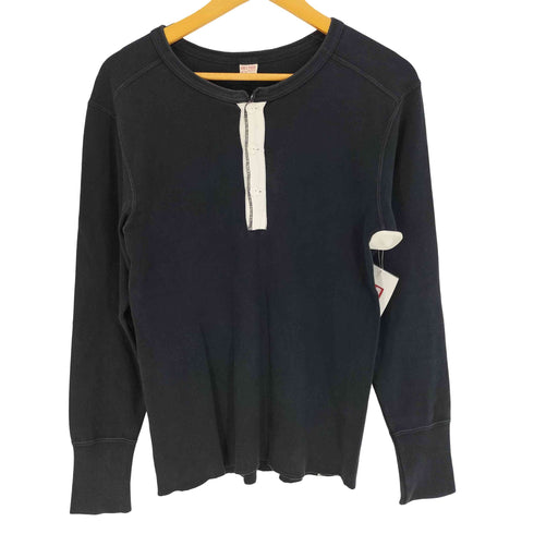 リアルマッコイズ REAL McCoyS BALL PARK L/S ヘンリーネック Tシャツ メンズ import:M