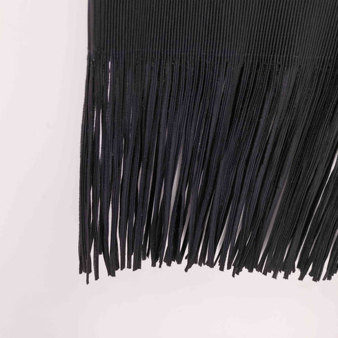 プリーツプリーズイッセイミヤケ PLEATS PLEASE ISSEY MIYAKE 12SS 裾フリンジ プリーツ スカート レディース JPN:4