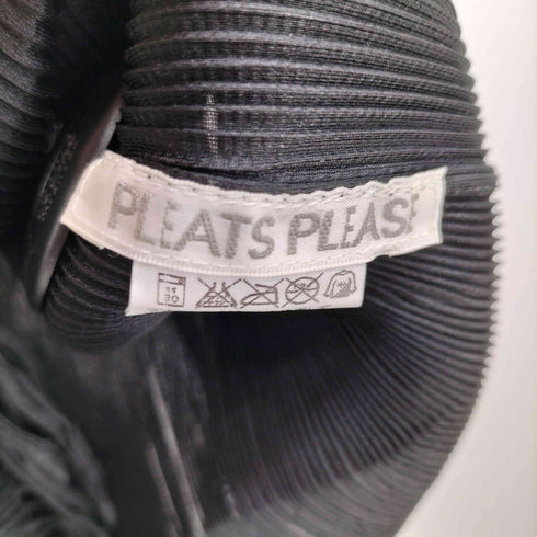 プリーツプリーズイッセイミヤケ PLEATS PLEASE ISSEY MIYAKE 12SS ノースリーブ 裾フリンジ カットソー レディース JPN:3