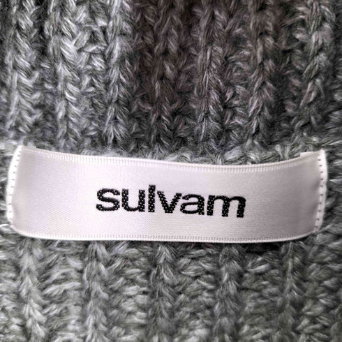 サルバム sulvam Over circle knit メンズ S