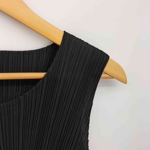 プリーツプリーズイッセイミヤケ PLEATS PLEASE ISSEY MIYAKE 25SS ノースリーブ プリーツ チュニック ワンピース レディース JPN:3