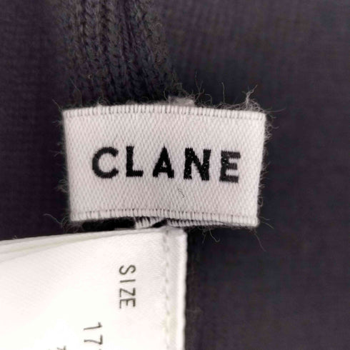 クラネ CLANE 19AW ダブルフェイスロングニットワンピース レディース JPN:1
