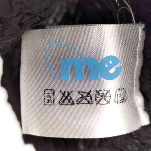 ミー イッセイミヤケ me ISSEY MIYAKE 09AW シワ加工 ランダムプリーツ メタリック ドット プリント ブラウス レディース
