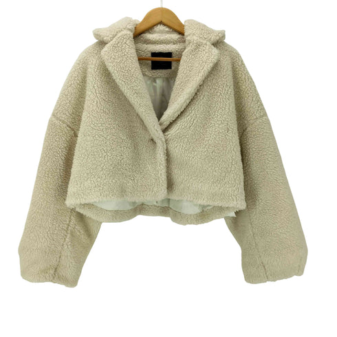 olu. ボリュームショートボアジャケット レディース FREE