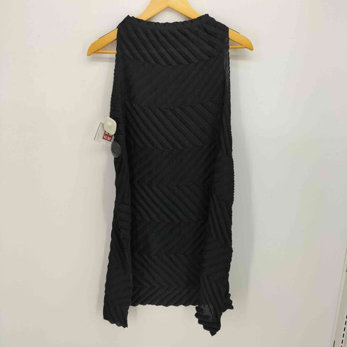 ミー イッセイミヤケ me ISSEY MIYAKE 13SS ランダムプリーツ ノースリーブ ワンピース レディース