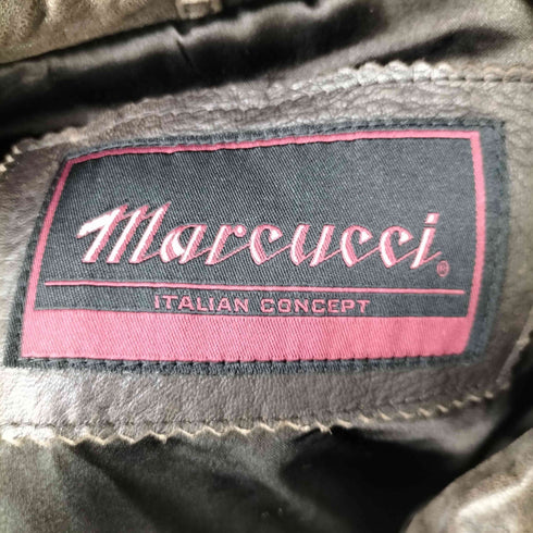 MARCUCCI スタンドカラーレザージャケット メンズ JPN:L