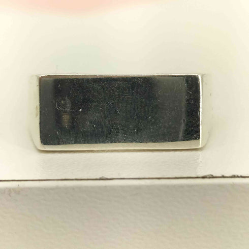 925刻印 シンプル リング メンズ 21号