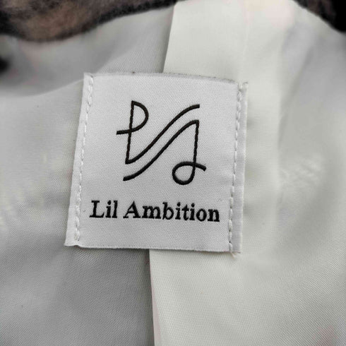 リルアンビション Lil Ambition ワイドスリーブチェックコート レディース FREE