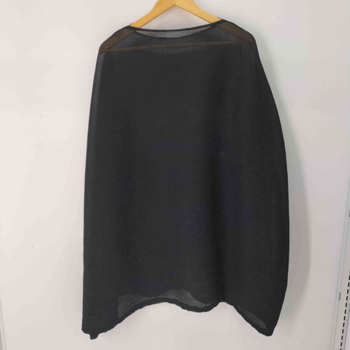 ミー イッセイミヤケ me ISSEY MIYAKE サイドシャーリング オーバーサイズ 半袖カットソー レディース ONE SIZE