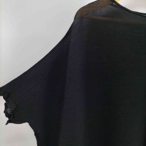 ミー イッセイミヤケ me ISSEY MIYAKE サイドシャーリング オーバーサイズ 半袖カットソー レディース ONE SIZE