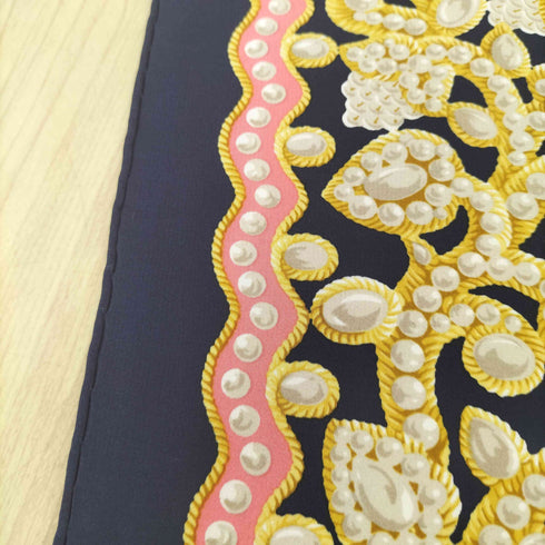 クリスチャンディオール Christian Dior 総柄シルクスカーフ レディース