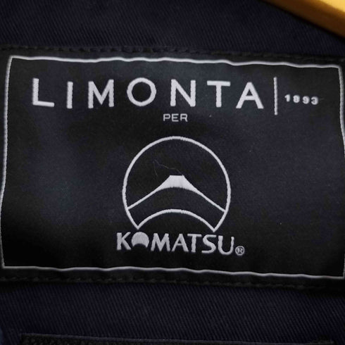 リモンタ LIMONTA KOMATSU ウォッシャブル ナイロン 比翼 ジップアップ コート パッカブル フード メンズ JPN:48