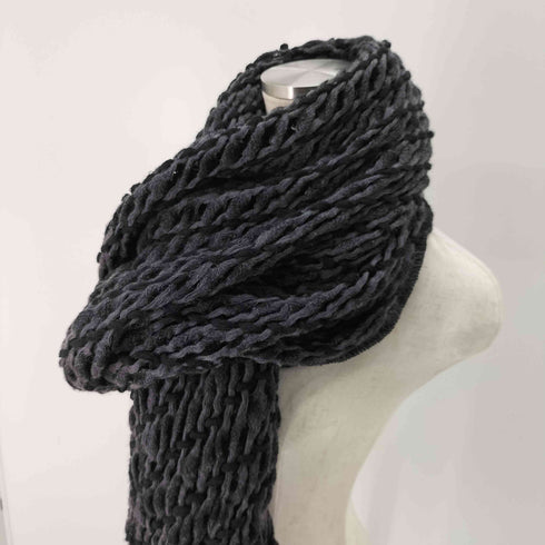 ジョゼフオム JOSEPH HOMME 編み込みフリンジマフラー メンズ