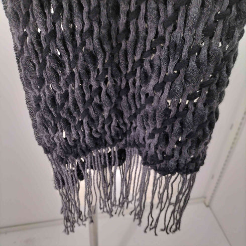 ジョゼフオム JOSEPH HOMME 編み込みフリンジマフラー メンズ