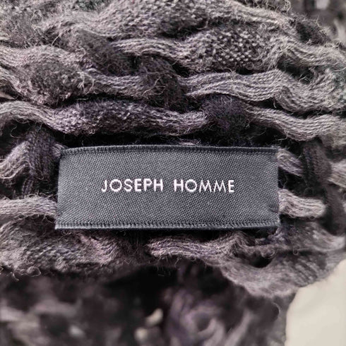 ジョゼフオム JOSEPH HOMME 編み込みフリンジマフラー メンズ