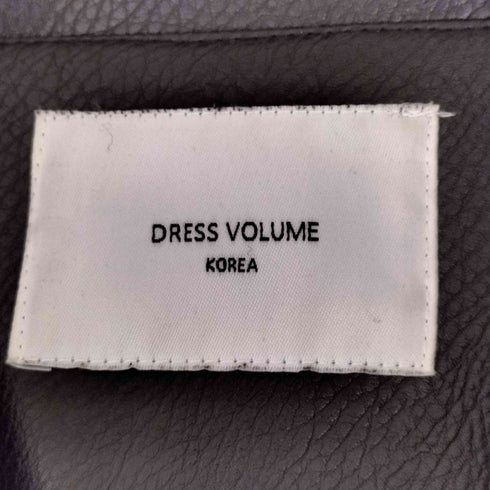 DRESS VOLUME フェイクレザージャケット メンズ FREE