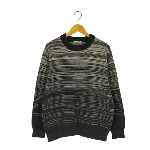 ユナイテッドアローズ UNITED ARROWS グラデーション クルーネック ニット メンズ JPN:M