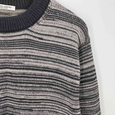 ユナイテッドアローズ UNITED ARROWS グラデーション クルーネック ニット メンズ JPN:M
