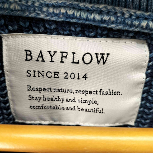 ベイフロー BAYFLOW ネイティブ柄ショールカラーカーディガン メンズ JPN:2