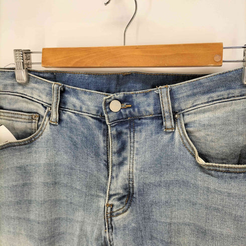 ミニマル mnml 裾ジップ スキニーデニムパンツ メンズ 34