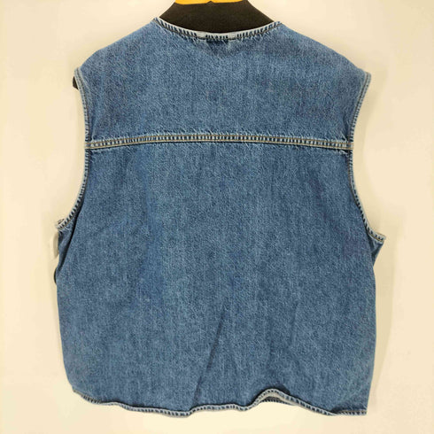 カルバンクラインジーンズ Calvin Klein Jeans ジップアップデニムベスト レディース import:M