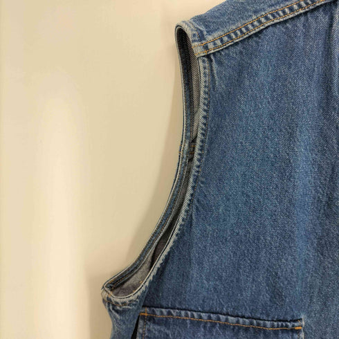 カルバンクラインジーンズ Calvin Klein Jeans ジップアップデニムベスト レディース import:M