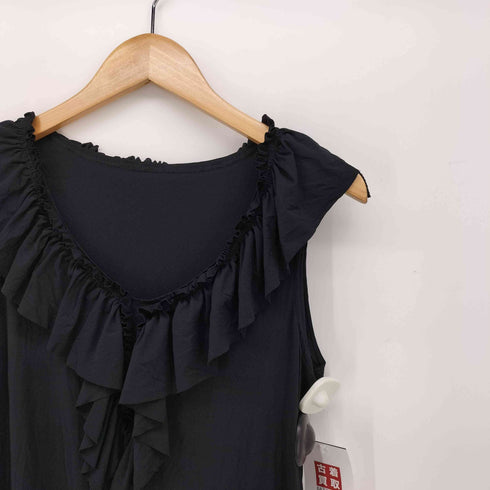 ミー イッセイミヤケ me ISSEY MIYAKE 07SS フリルデザイン ノースリーブ ワンピース レディース