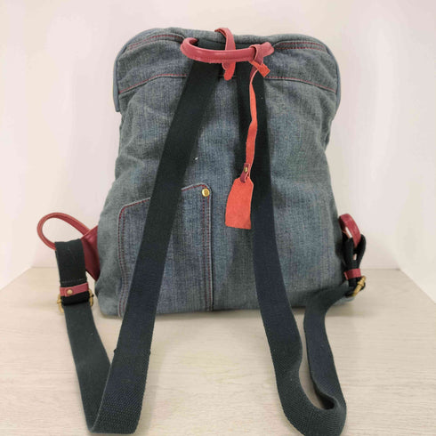 le Grazie 刺繍デザインデニムバックパック レディース