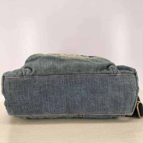 le Grazie 刺繍デザインデニムバックパック レディース