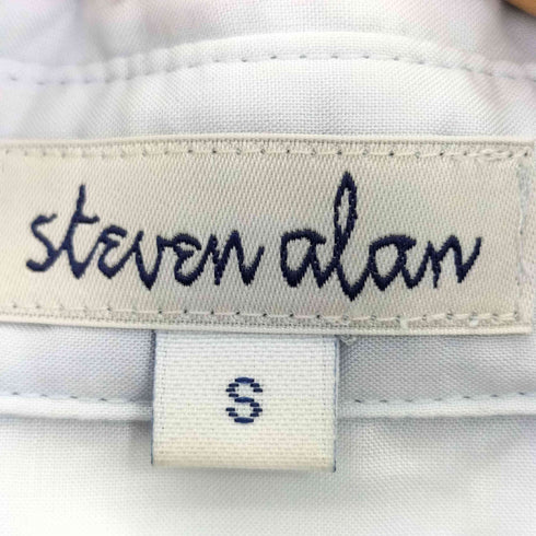 スティーブンアラン Steven Alan FLOWER EMBROIDERY SHORT SLEEVE SHIRT フラワー刺繍 シャツ レディース JPN:S